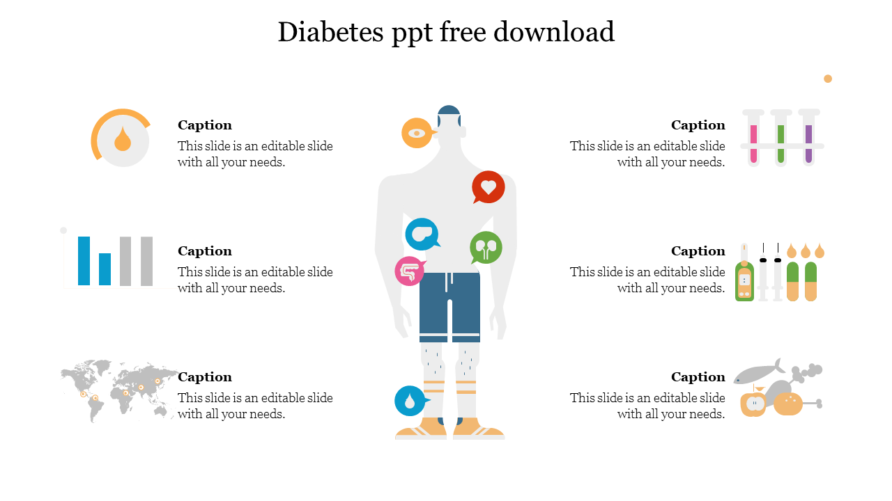 Free - Attractive Diabetes PPT Free Download